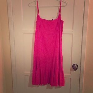 PINK Elie Tahari linen dress size 12